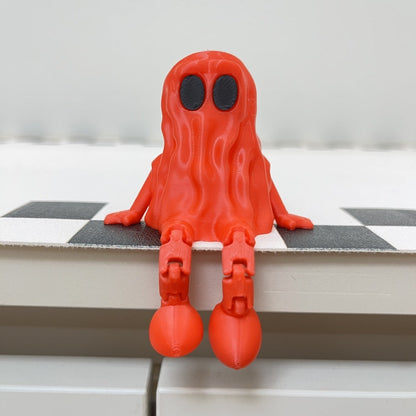 Halloween Ghost Figurine Decoration – Spooky 3D Printed Ornament for Parties & Home