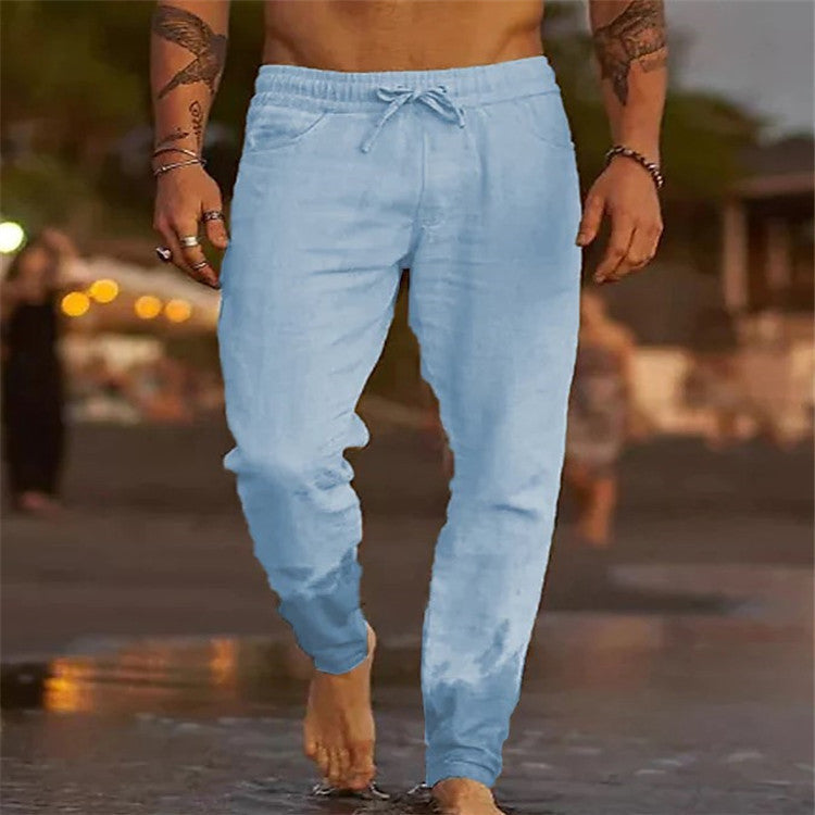 Fred – Men's Solid Color Casual Pants