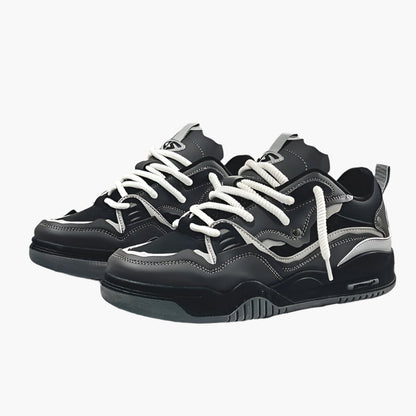 Men's Casual Geometric Pattern Sports Sneakers – Fashion Street Style