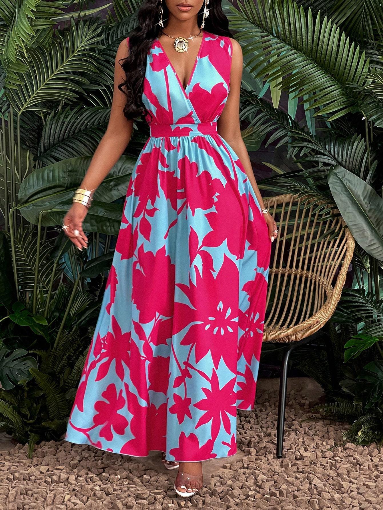 Helen – Elegant Fit and Flare Maxi Dress