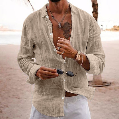 Lewis – Casual Cotton Linen Shirt