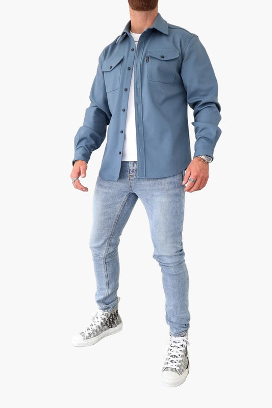 Men's Modern Shirt Jacket – Versatile Casual Style for Everyday Wear