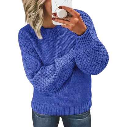 Women's Elegant Chunky Knit Sweater – Cozy Everyday Pullover for Effortless Style