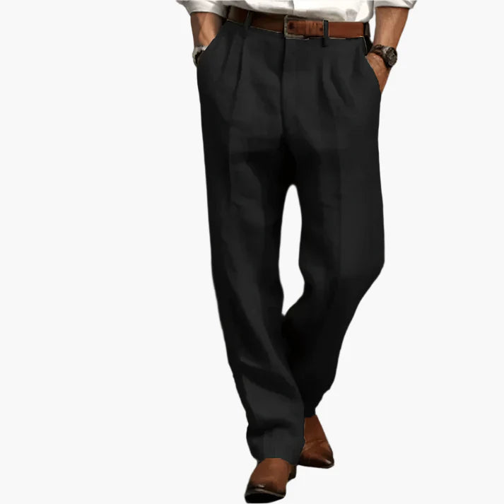 Men's Classic Retro Dress Pants – Timeless Elegant Style for Formal or Casual Wear