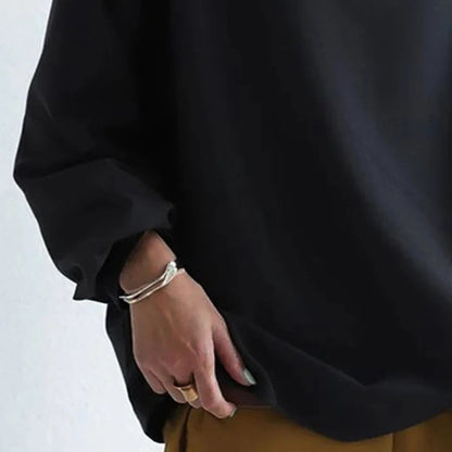 Women's Oversized Long Sleeve Pullover Adria - Casual Elegant Sweater for Everyday and Formal Wear