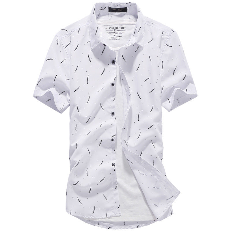 Norman – Men's Slim Fit Short-Sleeved Shirt