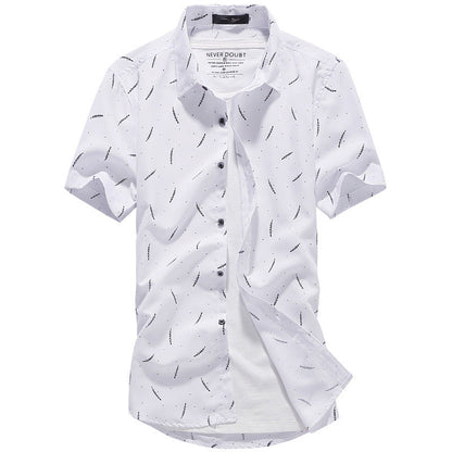 Norman – Men's Slim Fit Short-Sleeved Shirt
