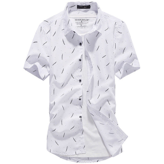 Norman – Men's Slim Fit Short-Sleeved Shirt