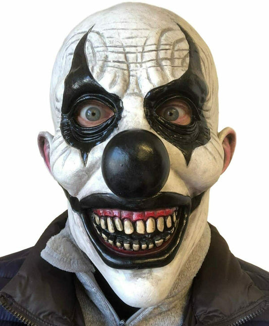 Halloween Scary Clown Mask for Adults – Creepy Costume Accessory for Parties & Trick-or-Treat