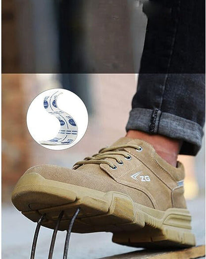 Men's Orthopedic Safety Work Sneakers – Comfort, Protection & Slip-Resistant for Demanding Jobs