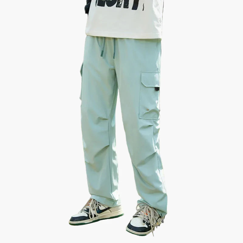 Men's Classic Straight-Leg Jogger Pants for Everyday Comfort and Style