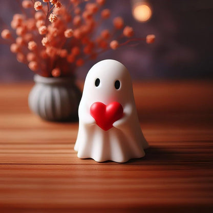 Halloween Ghost Resin Figurine - Funny Spooky Decoration for Parties & Home