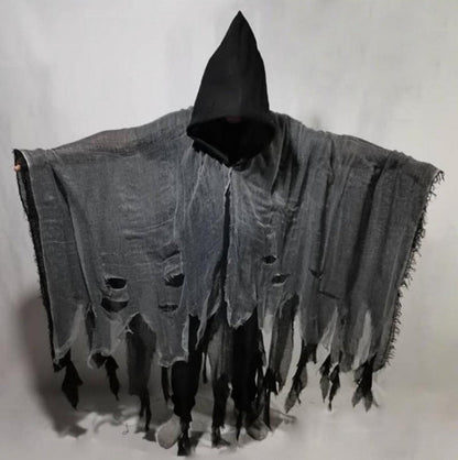 Halloween Hooded Reaper Costume Robe for Adults – Spooky Party Cloak Outfit