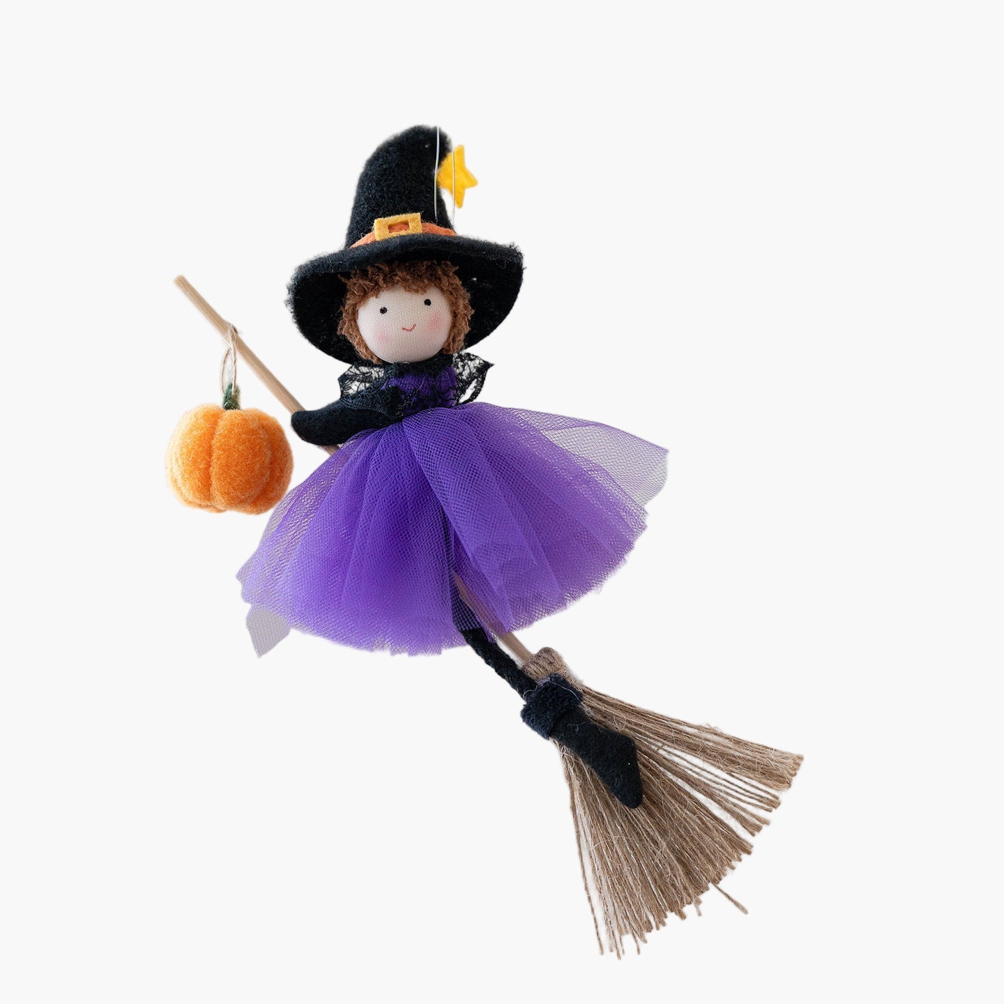 Halloween Witch Doll Hanging Decoration for Spooky Party Decor