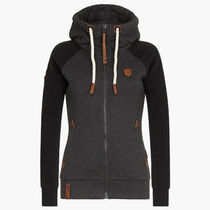 Women's Cozy Slim Fit Zip-Up Hoodie for Everyday Style and Comfort