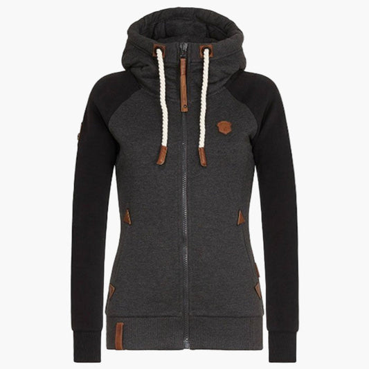 Women's Cozy Slim Fit Zip-Up Hoodie for Everyday Style and Comfort