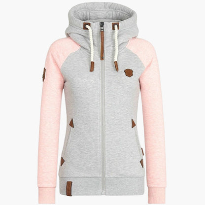 Women's Cozy Slim Fit Zip-Up Hoodie for Everyday Style and Comfort