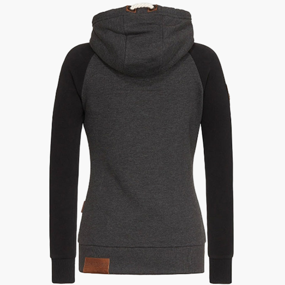 Women's Cozy Slim Fit Zip-Up Hoodie for Everyday Style and Comfort