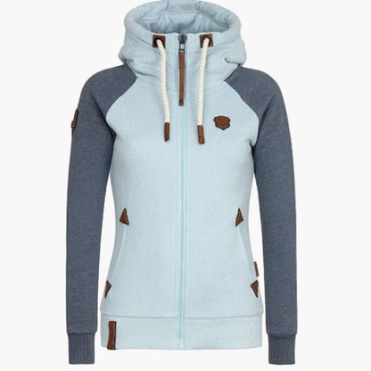 Women's Cozy Slim Fit Zip-Up Hoodie for Everyday Style and Comfort
