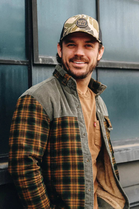 Men's Outdoor Plaid Fleece-Lined Shirt Jacket – Casual Rugged Style