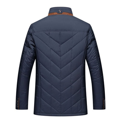 Men's Tailored Quilted Liddesdale Jacket with Faux Fur Collar – Fashionable Winter Outerwear