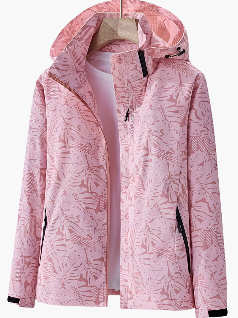 Women's Outdoor Waterproof Windbreaker Jacket – Stylish All-Weather Rain and Wind Protection