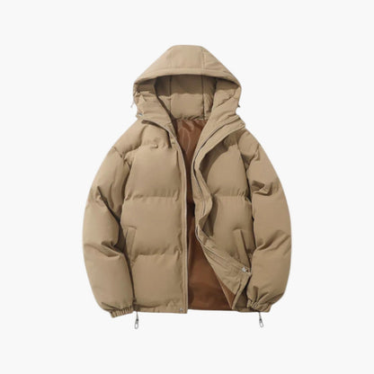 Men's & Women's Winter Down Puffer Parka Jacket, Waterproof Hooded Urban Outdoor Coat