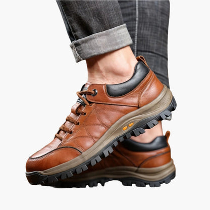 Men's Outdoor Trail Hiking Shoes Anti-Slip Lace-Up Adventure Sneakers