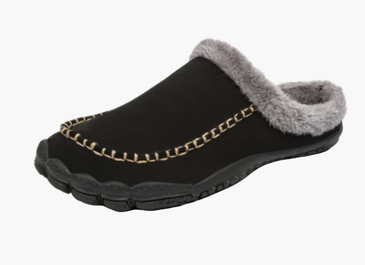 Men's Luxury Slip-On Indoor Slippers with Anti-Slip Sole – Warm Plush Lining for Ultimate Comfort