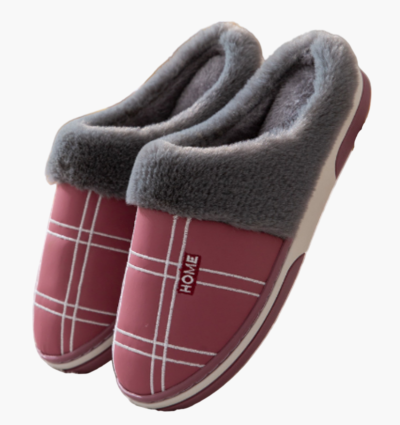Men's Indoor Slip-On Slippers with Plush Lining and Anti-Slip Sole – Comfortable and Stylish House Shoes