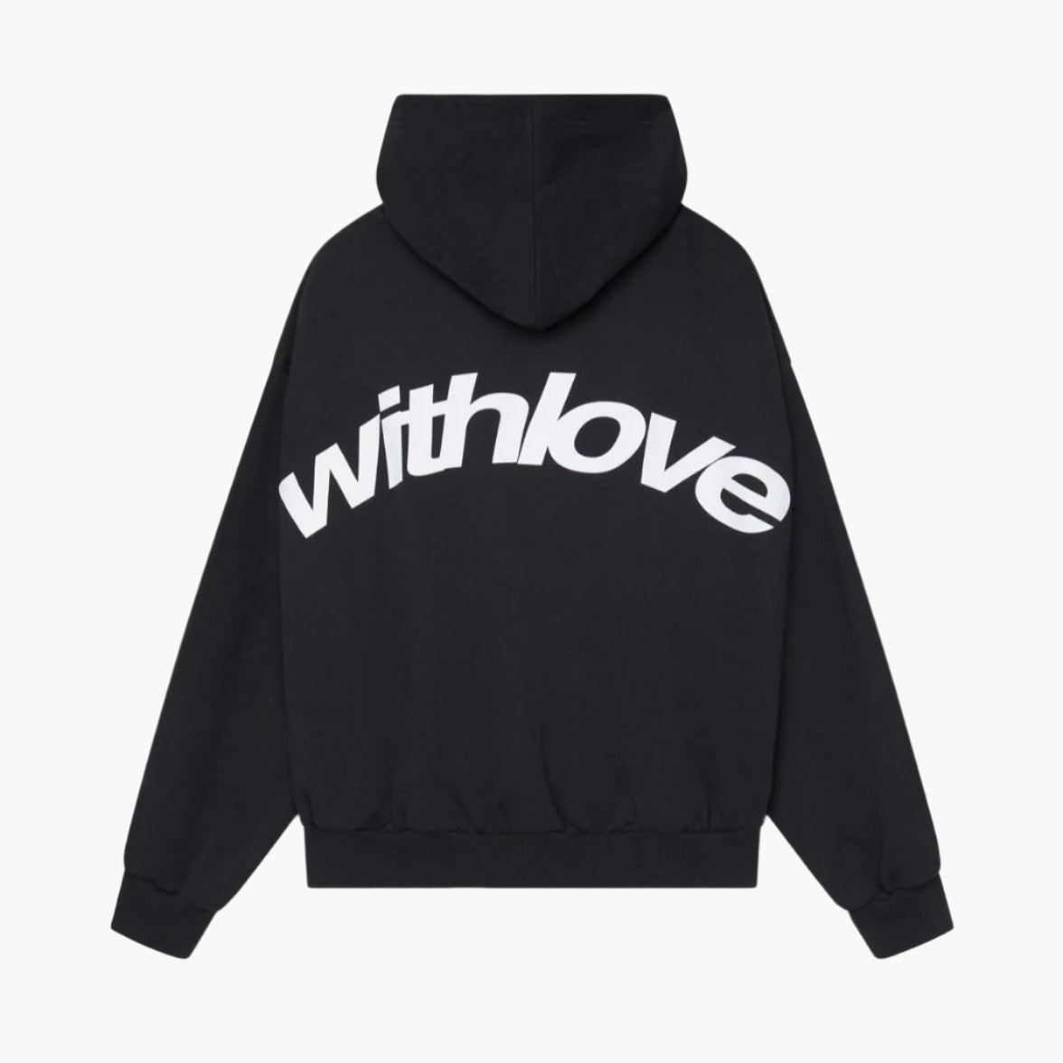 Women's Urban Oversized Hoodie with 'Withlove' Print – Streetwear Style for Winter