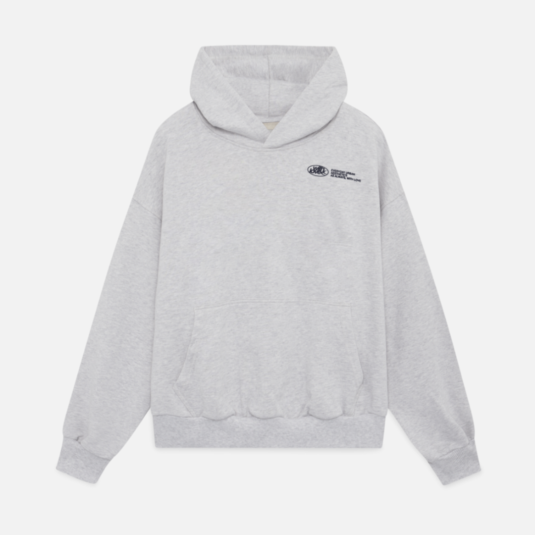 Women's Urban Oversized Hoodie with 'Withlove' Print – Streetwear Style for Winter