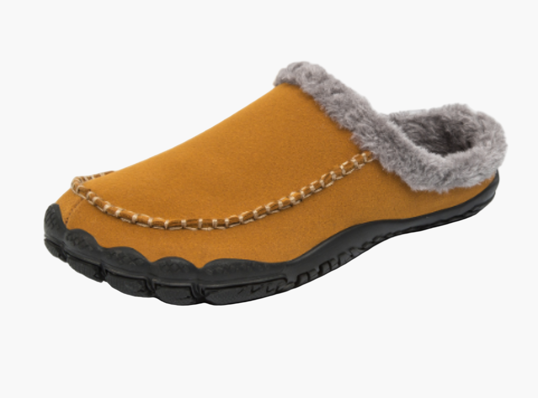 Men's Luxury Slip-On Indoor Slippers with Anti-Slip Sole – Warm Plush Lining for Ultimate Comfort