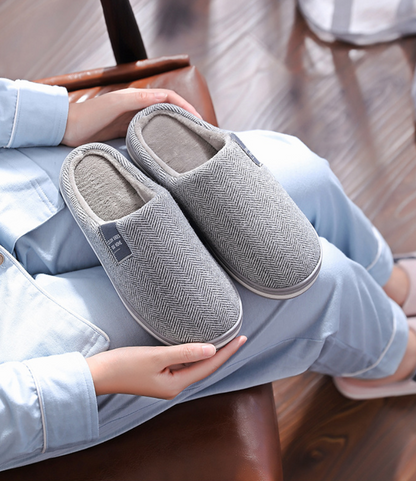 Men's Luxury Slip-On House Slippers with Anti-Slip Sole – Comfortable and Stylish Indoor Footwear