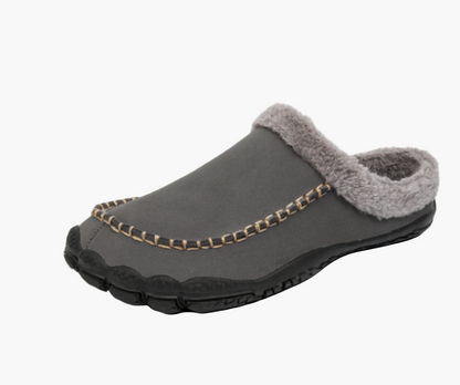 Men's Luxury Slip-On Indoor Slippers with Anti-Slip Sole – Warm Plush Lining for Ultimate Comfort
