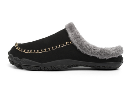 Men's Luxury Slip-On Indoor Slippers with Anti-Slip Sole – Warm Plush Lining for Ultimate Comfort