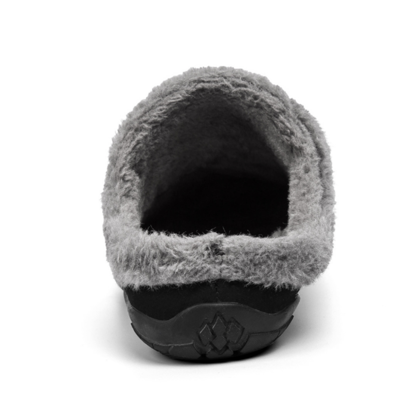 Men's Luxury Slip-On Indoor Slippers with Anti-Slip Sole – Warm Plush Lining for Ultimate Comfort