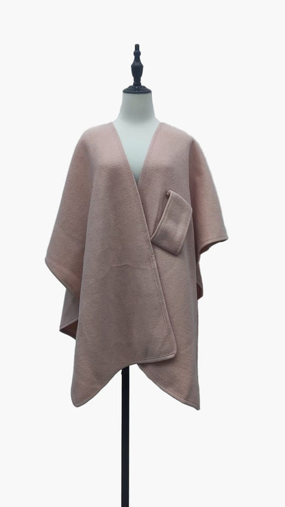 Women's Elegant Versatile Lightweight Poncho Scarf – Timeless Style for All Seasons