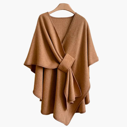 Women's Elegant Versatile Lightweight Poncho Scarf – Timeless Style for All Seasons