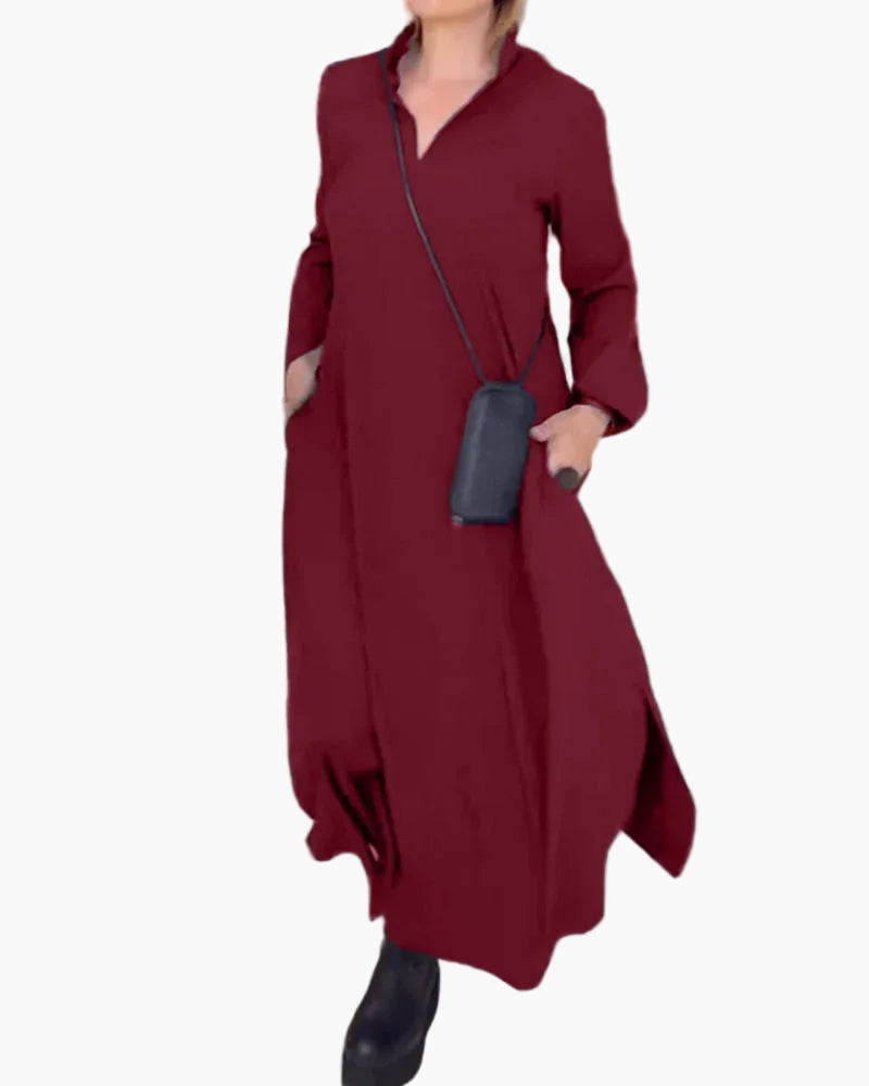 Women's Elegant Loose Maxi Shift Dress for Everyday and Special Occasions