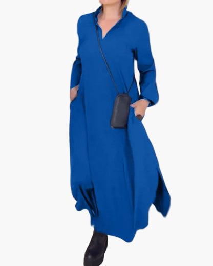 Women's Elegant Loose Maxi Shift Dress for Everyday and Special Occasions