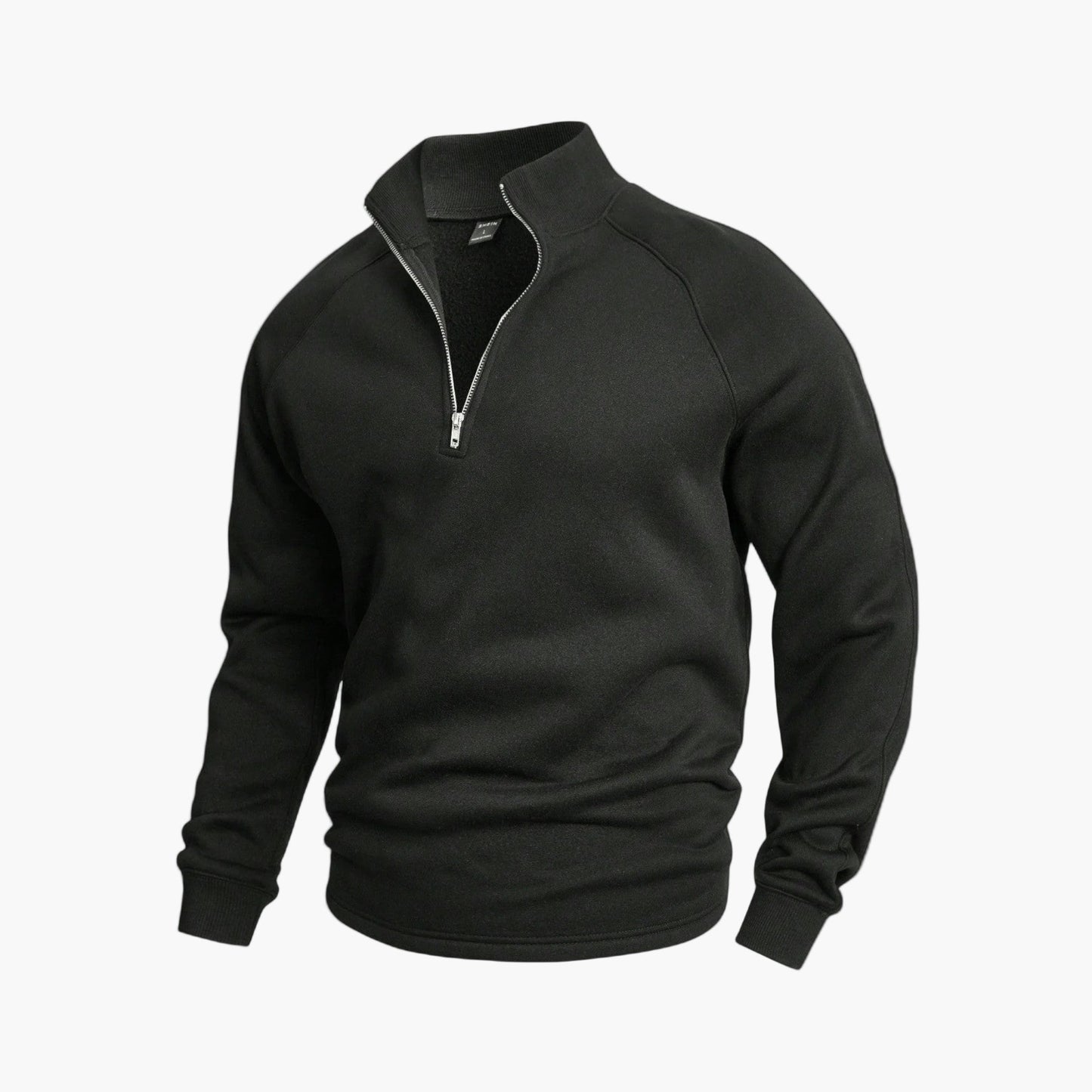 Men's Casual Half-Zip Pullover Sweatshirt for Everyday Comfort and Style