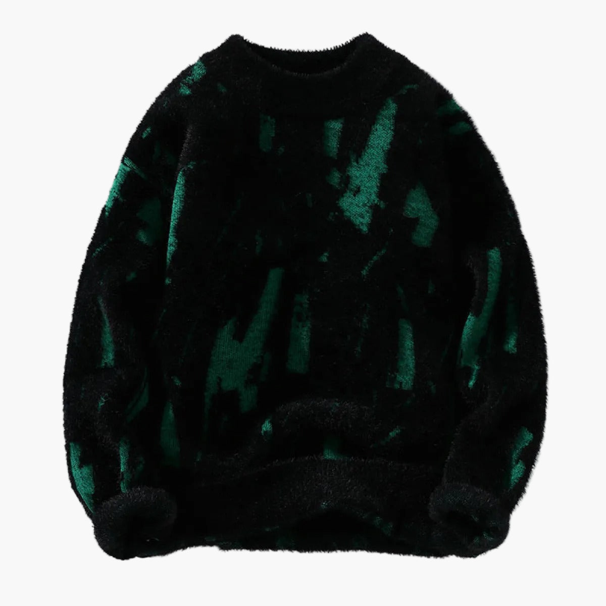 Men's Patterned Knit Sweater – Soft, Cozy Pullover for Fall and Winter, Relaxed Fit, Stylish Everyday Wear