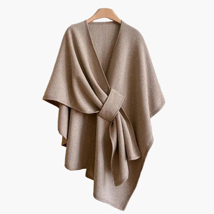 Women's Elegant Versatile Lightweight Poncho Scarf – Timeless Style for All Seasons
