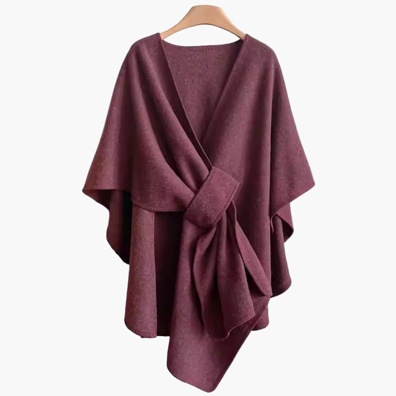 Women's Elegant Versatile Lightweight Poncho Scarf – Timeless Style for All Seasons