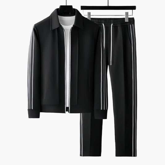 Men's Athletic Track Suit Set Modern Sport Style