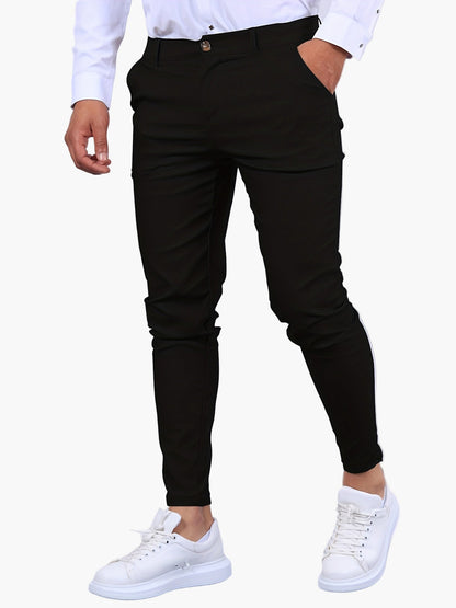 Men's Skinny-Fit Chino Pants Modern Tailored Style for Casual and Semi-Formal Wear
