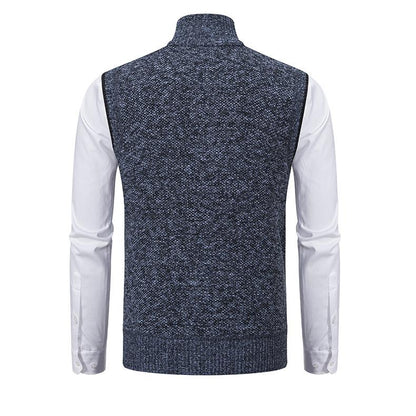 Men's Smart Casual Zip-Up Sweater Vest – Classic Business & Everyday Layer