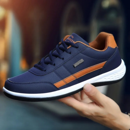 Men's Orthopedic Leather Casual Sneakers for Everyday Comfort