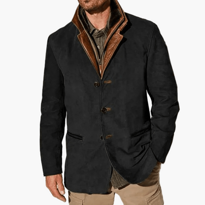 Men's Classic Vintage-Inspired Casual Blazer Jacket – Timeless Style for Autumn and Winter